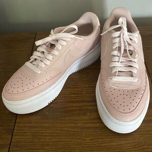 Nike Court Vision Alta. Pink Oxford/White/Light Soft Pink/Pink Oxford
